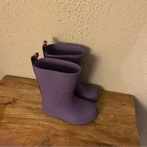 Totes Kids Waterproof Rain Boots Size 5/6 Purple Toddler Durable Outdoors Casual - Picture 7 of 7